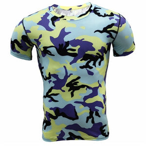 New Fitness Camouflage T Shirt