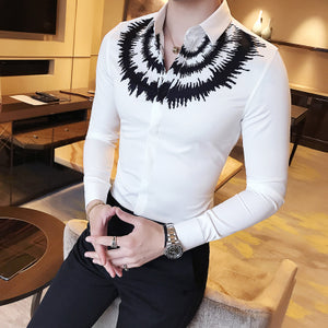 Korean Tuxedo Fashionable Shirt