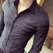 New Spring Vestido Social Male Shirt