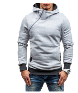 Brand New Hoodie Oblique Zipper Fashionable Mens Hoodie