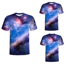 3D Galaxy Printing T-Shirt