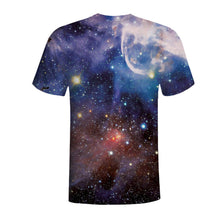 Blue Galaxy 3D Printing T-Shirt