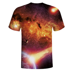 Galaxy Fashion 3D Printing T-Shirt