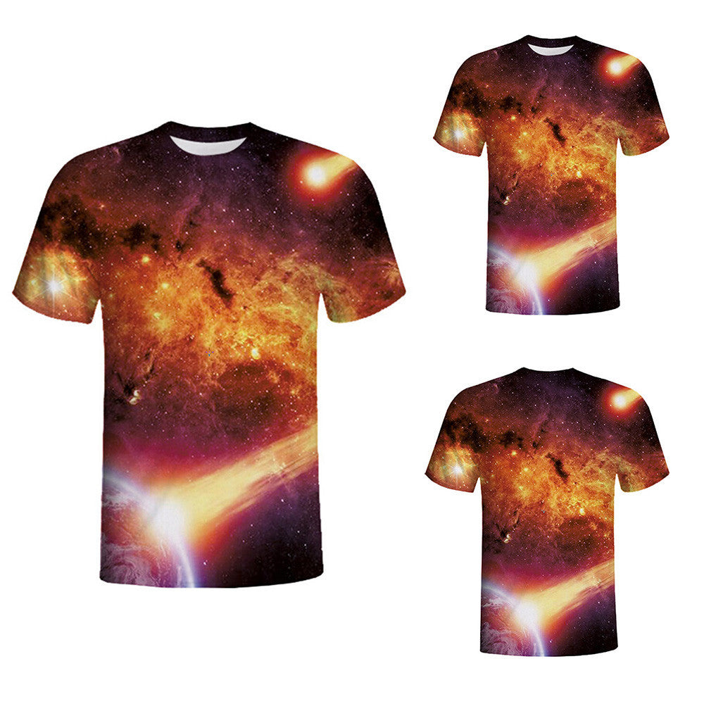 Galaxy Fashion 3D Printing T-Shirt